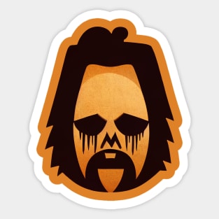 Big Lebowski Jack O Lantern Sticker